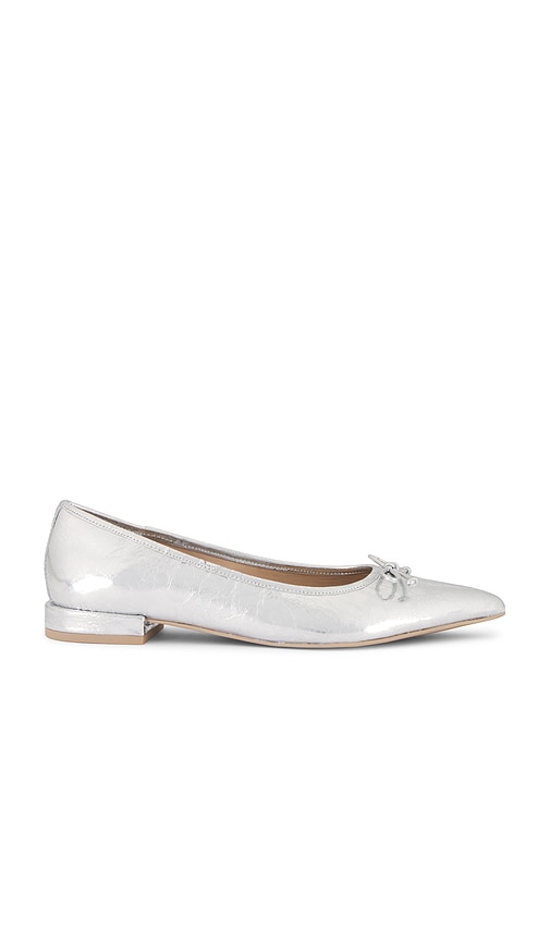 Shop Dolce Vita Palani Flat In 银色