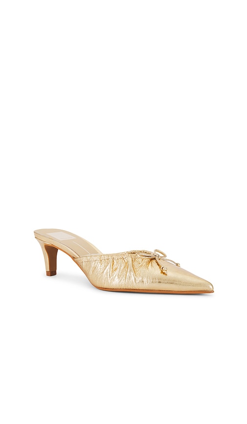 Shop Dolce Vita Kairi Mid Mule In Gold