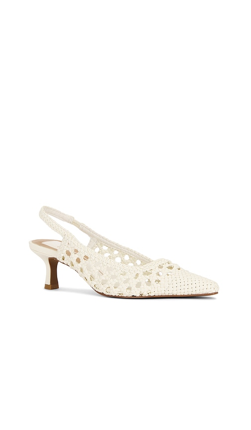 Dolce Vita Olympa Pointed Toe Slingback Pump In White