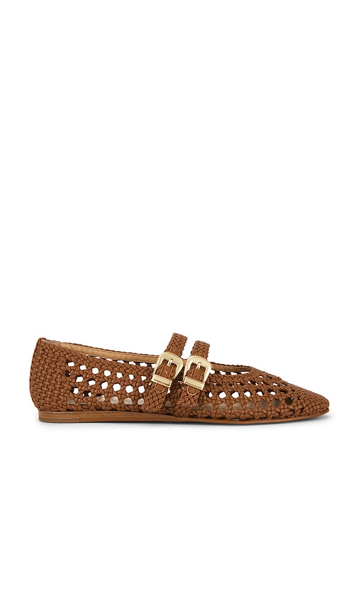 Dolce Vita Baylee Woven Flat In Brown