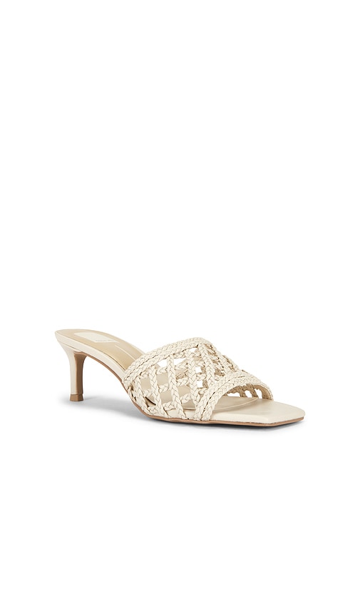  Dolce Vita Mules à Talons Et Bout Ouvert Bowen En Ivory. Taille 10. Also En 6, 6.5, 7, 7.5, 8, 8.5, 9, 9.5. 