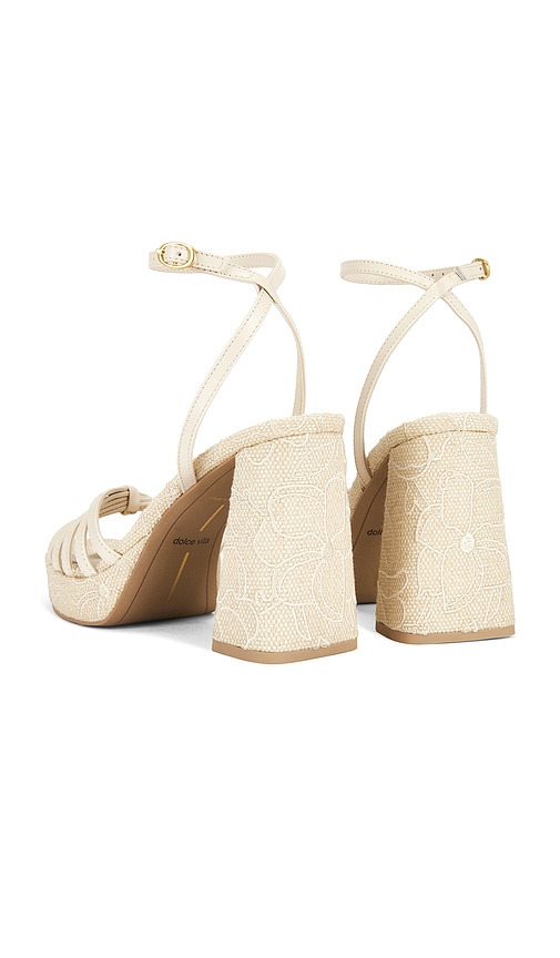  Dolce Vita Sandalia De Plataforma Con Tira Al Tobillo Prady En Color Ivory Talla 10  (también En 6.5, 8, 8.5, 9, 9.5). 