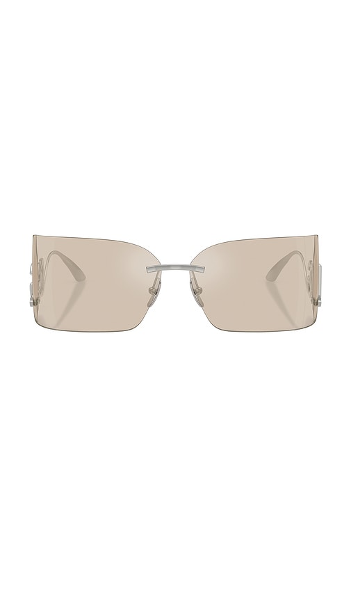 Dolce & Gabbana Rectangle Sunglasses in Silver