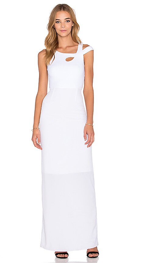 donna mizani white dress
