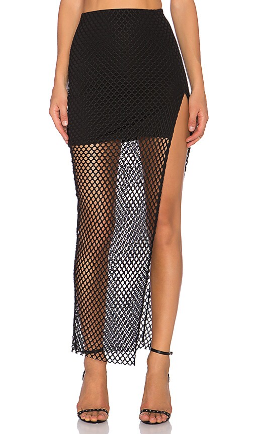 Diamond Long Slit Skirt