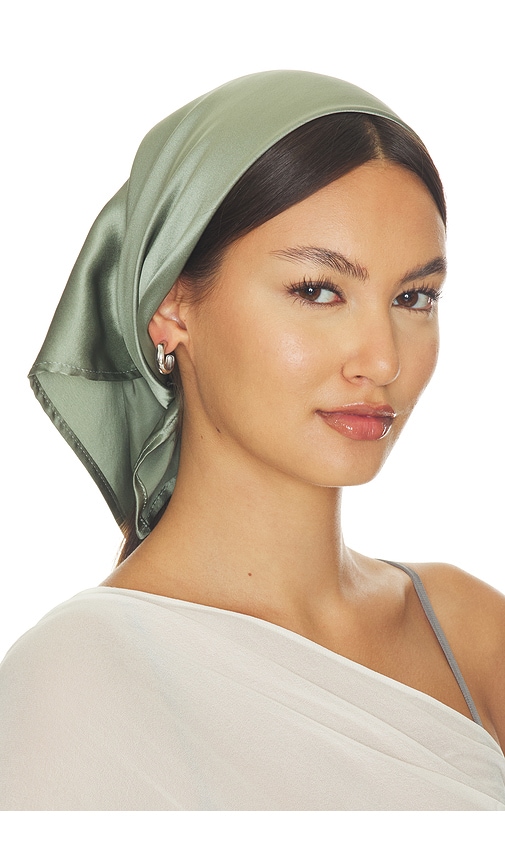 DONNI. x REVOLVE The Silk Scarf in Sage.