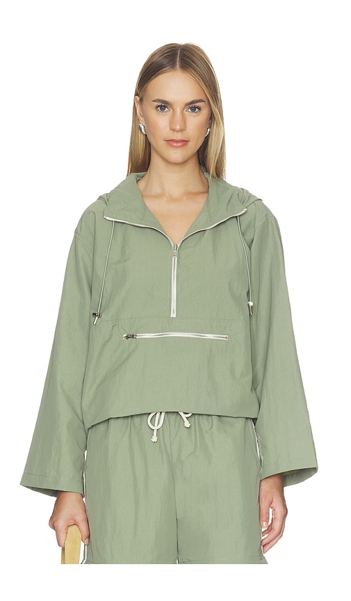 DONNI. The Nylon Anorak in Sage. - size XS (also in S, M)