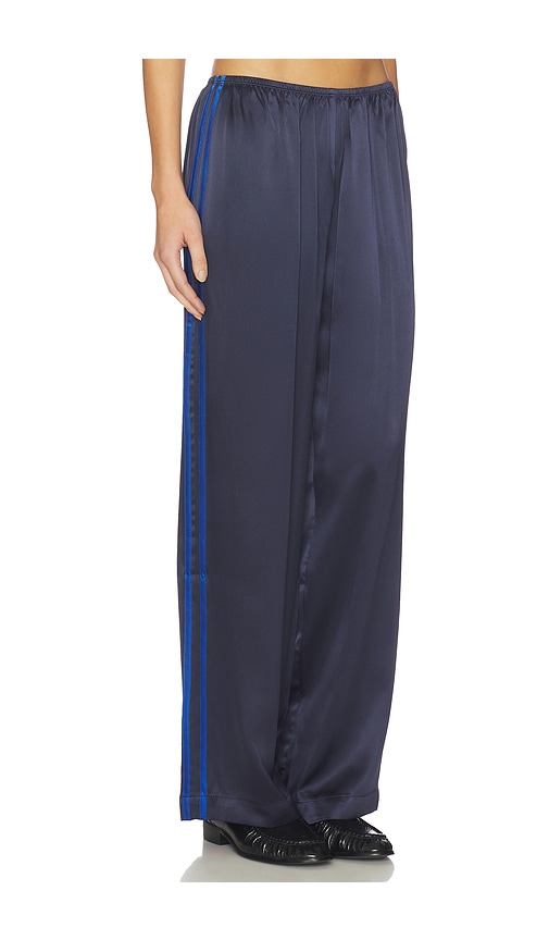 DONNI. The Silk Stripe Simple Pant