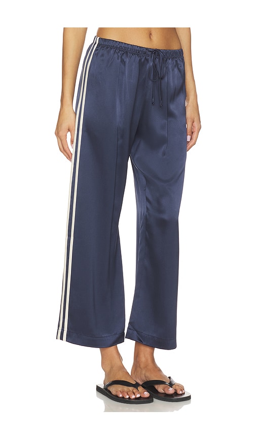 DONNI. The Silk Stripe Crop Pant