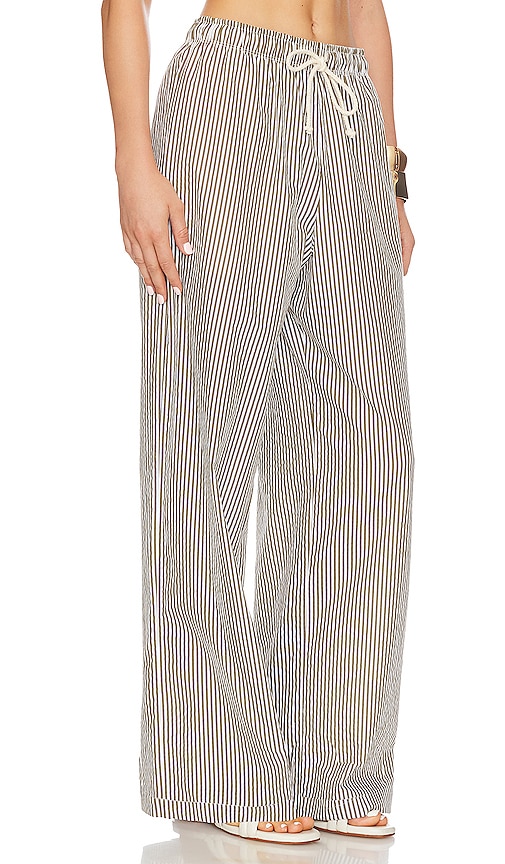 Shop Donni Tie Pant In Grey