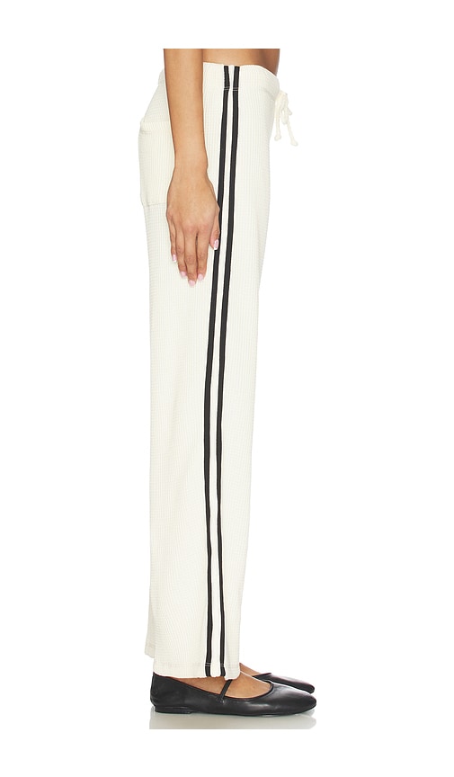  Donni. Thermo-hose Mit Streifen In Cropped-länge In Cream,black. Größe S. Also In Xxs, Xs, M, L, Xl, Xxl. 