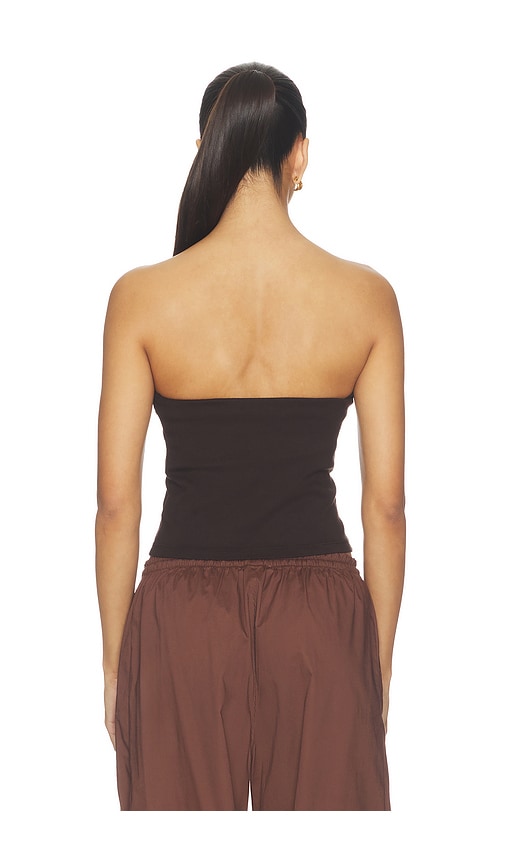  Donni. Das Baby-ripp Tube Top In Brown. Größe Xs. Also In S, M, L. 