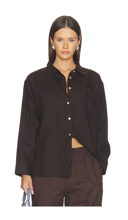 DONNI. The Linen Relaxed Shirt