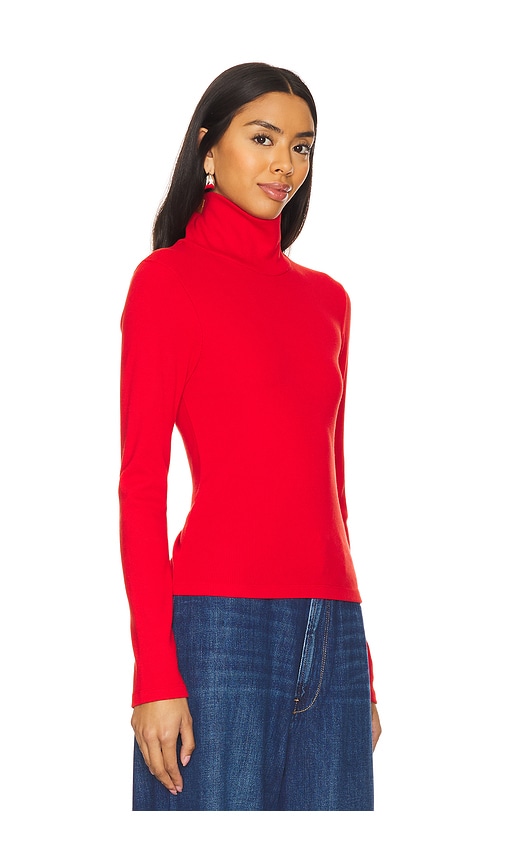 The Rib Turtleneck in Red. - size S (also in L, XS)