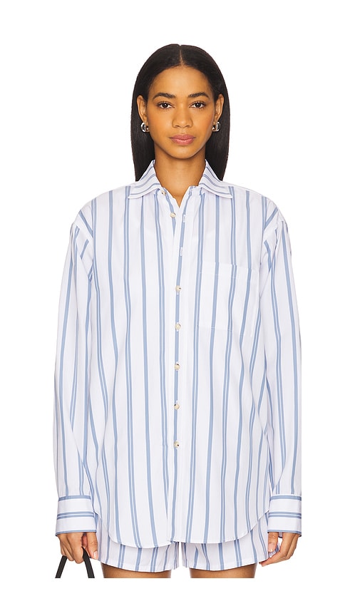 The Poplin Shirt in Blue. - size S (also in L, M)