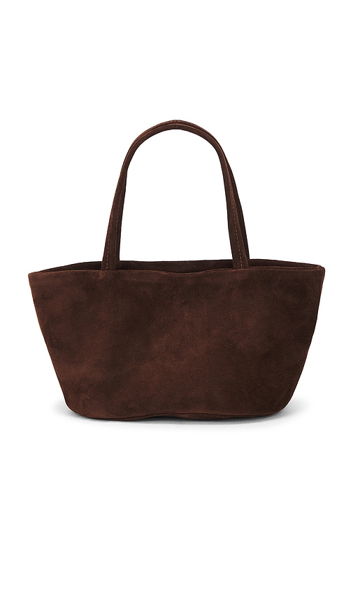 DONNI. Lady Suede Bag in Espresso