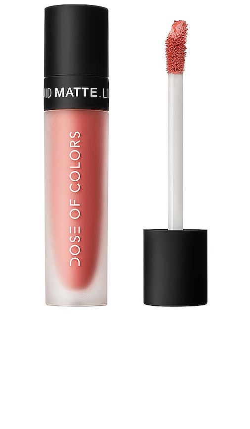Dose of Colors Liquid Matte Lipstick in Warm & Fuzzy.