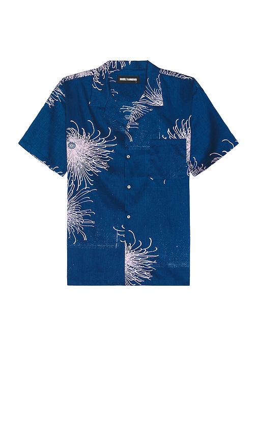 DOUBLE RAINBOUU Short Sleeve Hawaiian Shirt in Ce La Vie