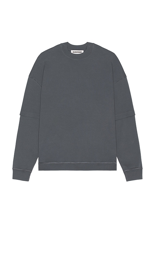  Darkpark T-shirt Mit Doppelärmeln Troy In Grey. Größe S. Also In L. 