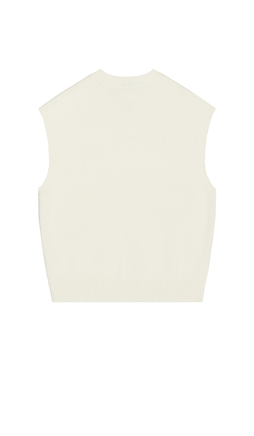 Daily Paper Slub Knit Orbit Spencer Vest In White