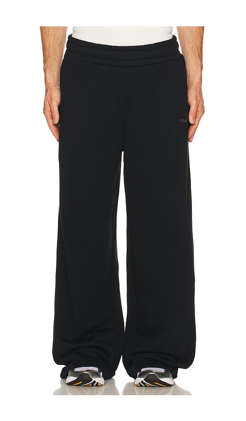 Daily Paper Wide Leg Pants In Black