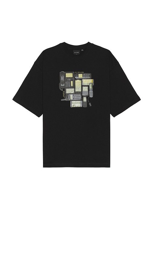 Shop Daily Paper Evolution Oversized T-shirt In Black