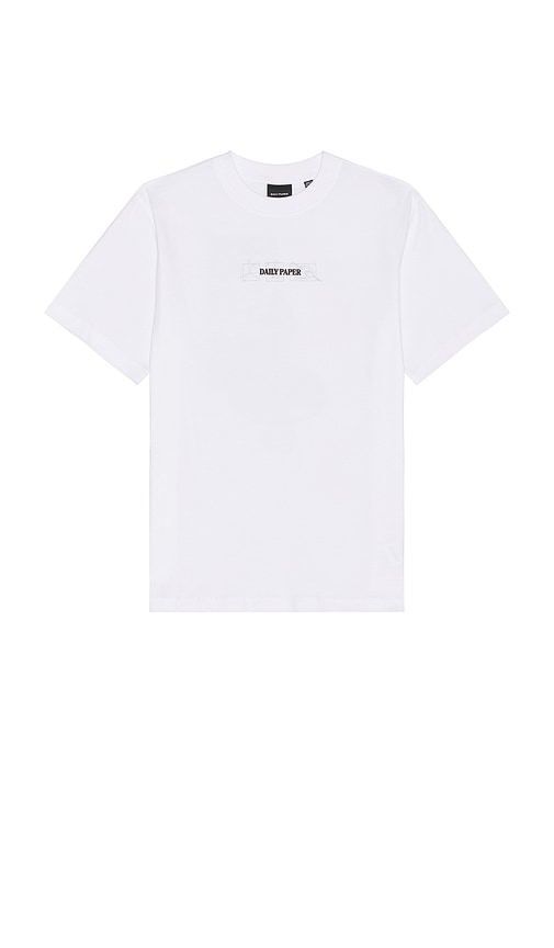 Shop Daily Paper Mirror T-shirt In White