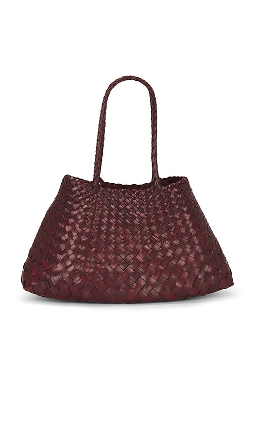 Dragon Diffusion Tapered Leather Straps In Burgundy
