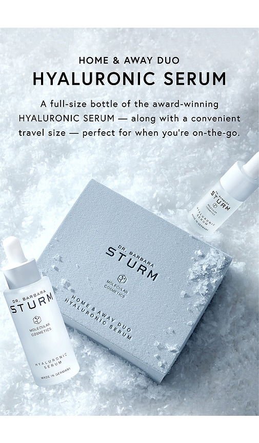 Dr Barbara Sturm Hyaluronic Serum Home & Away Duo