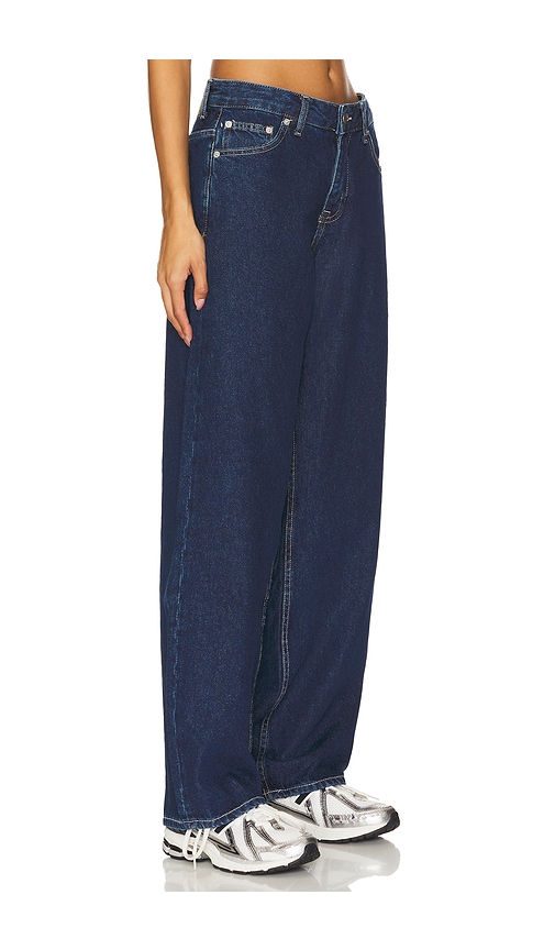 Shop Dr Denim Hill Wide Leg In Pebble Dark Retro