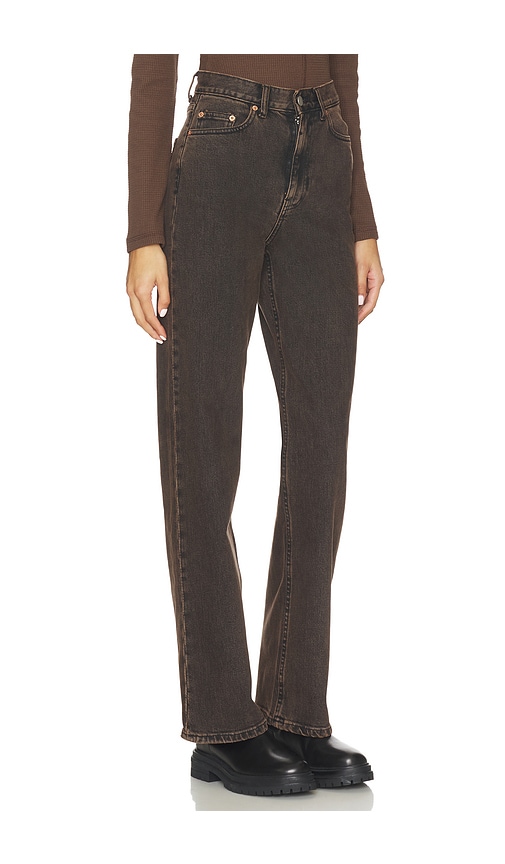 Dr Denim Echo Straight Jeans In Brown