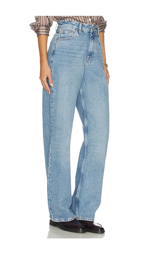 Dr Denim Donna Wide Leg Jeans In Blue
