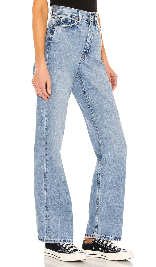 Shop Dr Denim Echo Wide Leg In Blue Jay