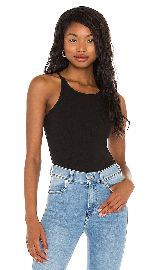 Dr. Denim Winona Top in Black | REVOLVE
