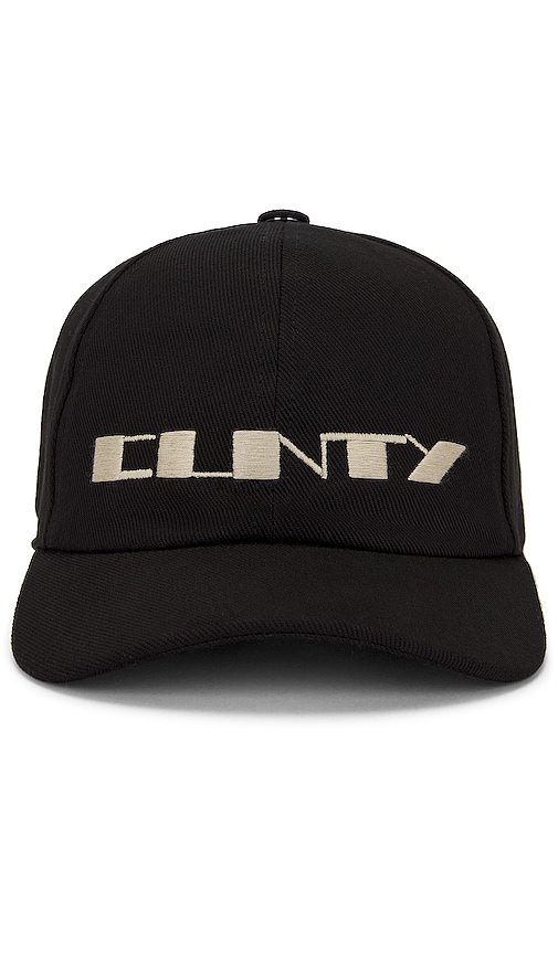 帽子 rick owens DRKSHDW CUNTY BASEBALL CAP DRKSHDW by Rick Owens Cunty Baseball Cap in Black & Pearl | FWRD