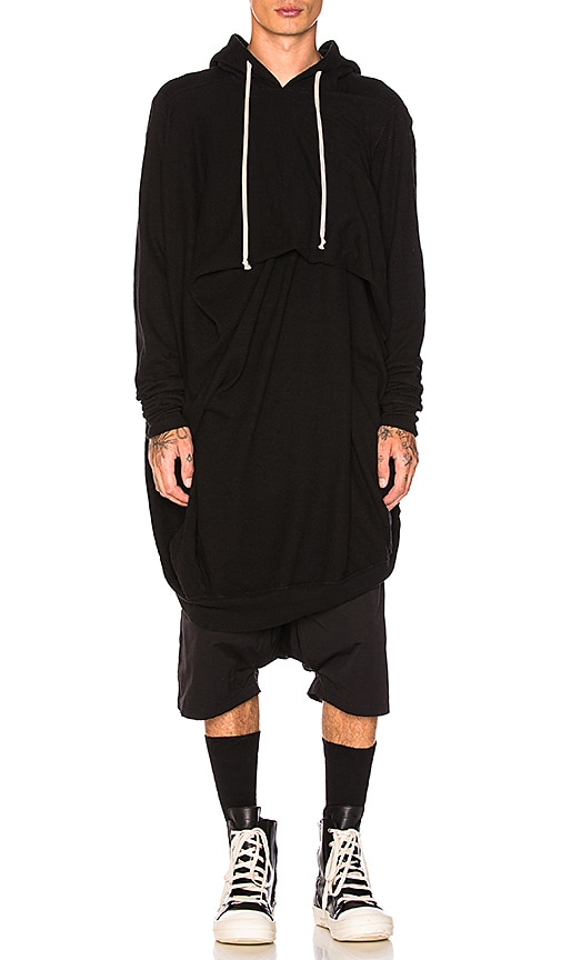 DRKSHDW by Rick Owens Short Twisted Seahorse in Black | REVOLVE