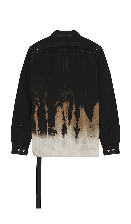 Shop Rick Owens Drkshdw Outershirt In Black & Terra