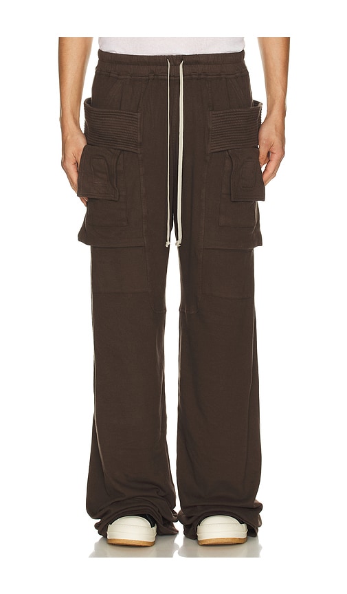 パンツ DRKSHDW CREATCH WIDE CARGO DRAWSTRING Rick Owens DRKSHDW Creatch Wide Cargo Drawstring in Stone