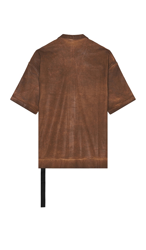 Shop Rick Owens Drkshdw Magnum Tommy Shirt In Brown