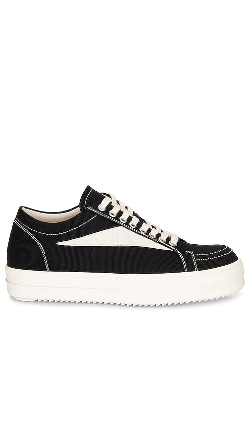 DRKSHDW by Rick Owens Vintage Sneaker in Black, Milk, & Milk