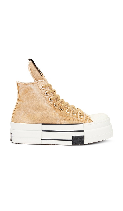 DRKSHDW by Rick Owens x Converse DBL Drkstar Hi Sneaker in Overdyed Blonde