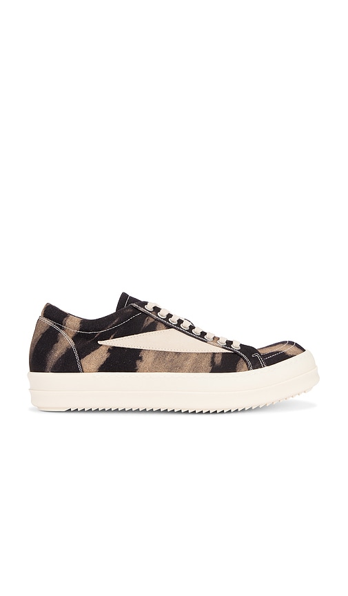 Shop Rick Owens Drkshdw Vintage Sneaks In Black  Terra & Milk