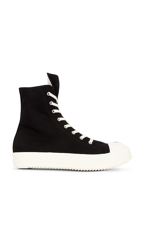 Rick Owens Drkshdw High Top Sneaks With So Cunty Print