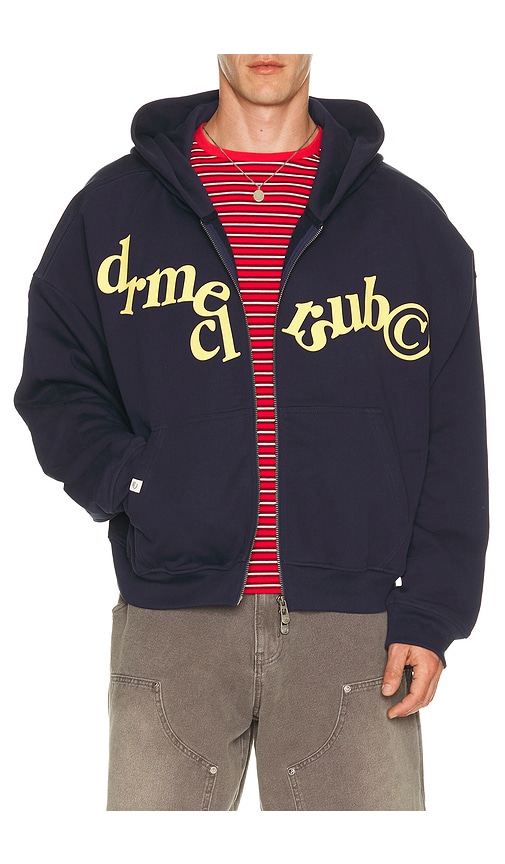 DRMERS CLUB Hanging Letters Zip Up Hoodie