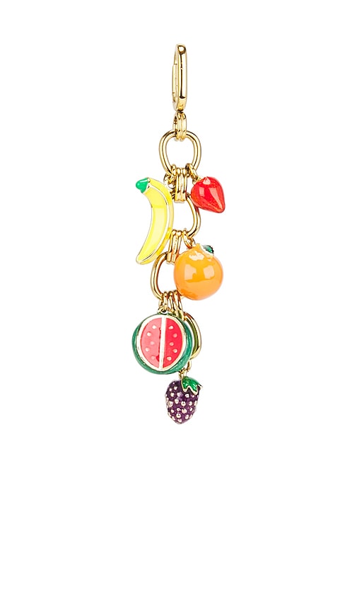 Fruit Charm Chain in Metallic Gold.