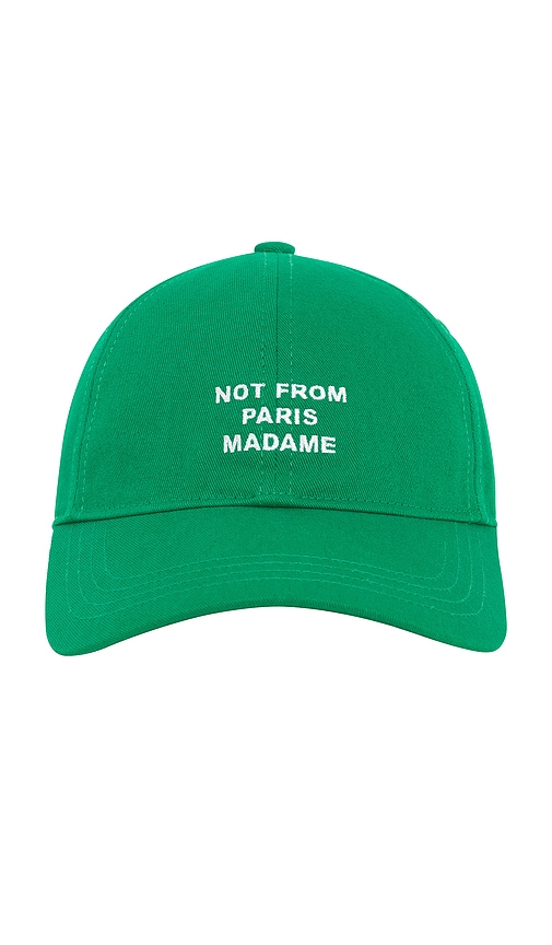 Drôle De Monsieur La Casquette Slogan in Green