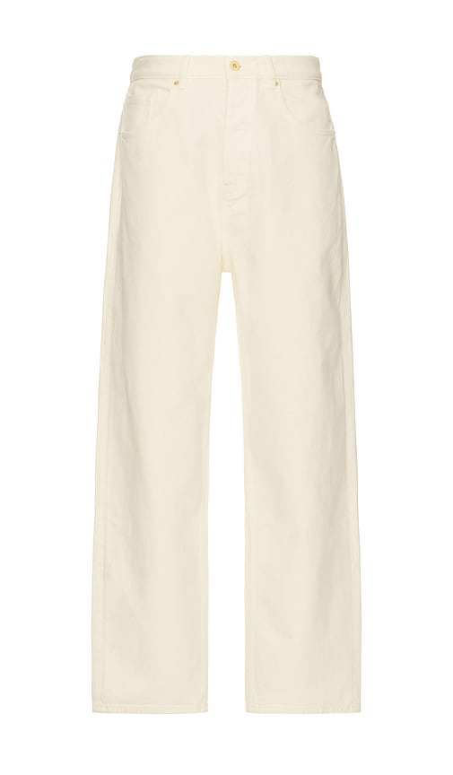 Baggy Jeans in White. - size XL/1X (also in L, M, S)
