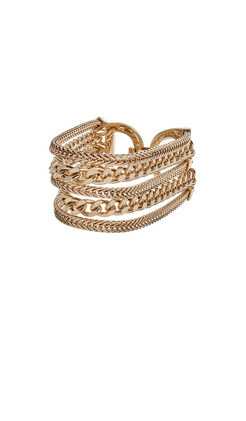 Demarson Camilla Layered Bracelet in Gold