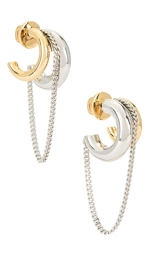 Demarson Lafayette Earring in Two Tone