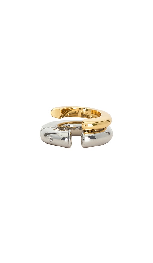  Demarson Ohrklemme Vida In Metallic Silver,metallic Gold. 
